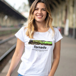 Tornado  Stoomtrein Engels Locomotief T-shirt