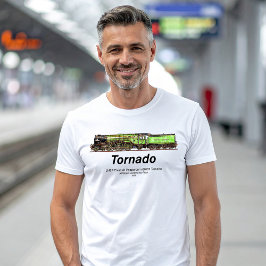 Tornado  Stoomtrein Engels Locomotief T-shirt