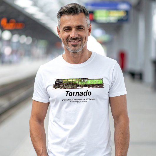 Tornado  Stoomtrein Engels Locomotief T-shirt