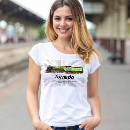 Tornado  Stoomtrein Engels Locomotief T-shirt