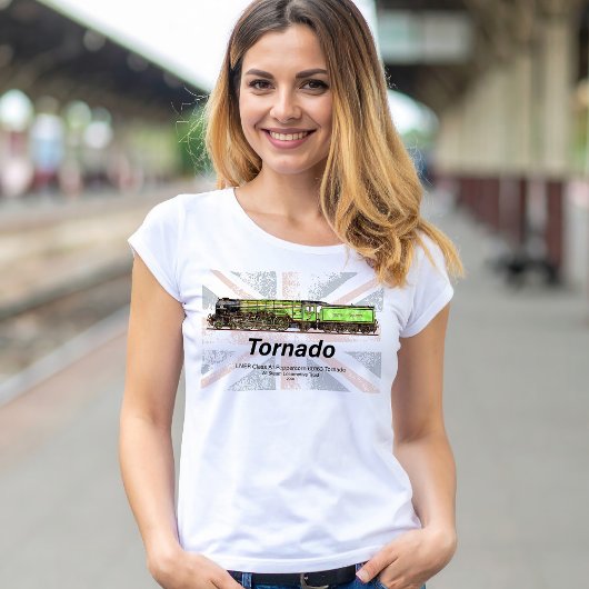 Tornado  Stoomtrein Engels Locomotief T-shirt