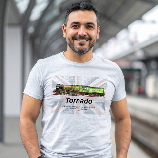 Tornado Stoomtrein Engels Locomotief T-shirt