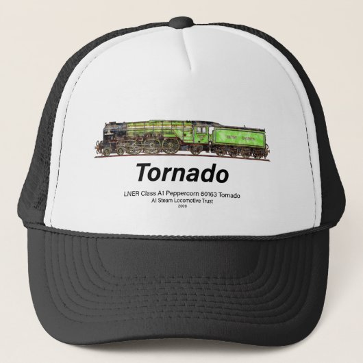 Tornado Stoomtrein Engels Locomotief Trucker Pet (Voorkant)