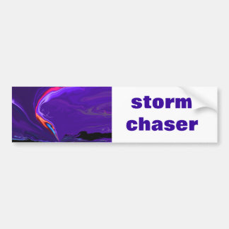tornado storm chaser bumper sticker