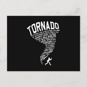 Tornado Storm Chaser Hurricane Wind Weather Gift Briefkaart