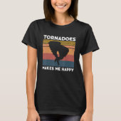 Tornado Storm Hurricane Weather Meteorologist Torn T-shirt (Voorkant)