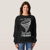 Tornado Storm Hurricane Weather Meteorologist Torn Trui (Voorkant volledig)