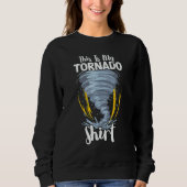 Tornado Storm Hurricane Weather Meteorologist Torn Trui (Voorkant)