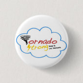 Tornado Strong logo badge Ronde Button 3,2 Cm (Voorkant)