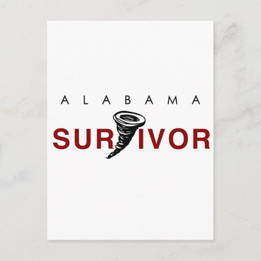 Tornado Survivor Briefkaart (Voorkant)