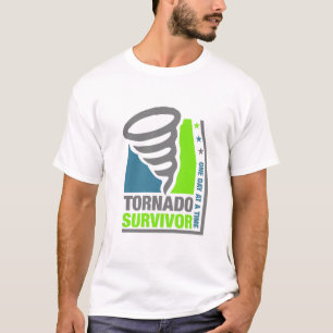 Tornado Survivor - die het één dag per keer inne T-shirt