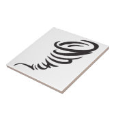 Tornado Tegeltje (Zijkant)