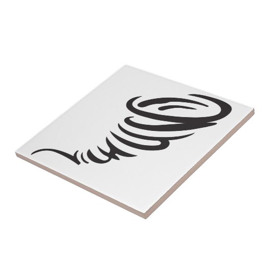 Tornado Tegeltje (Zijkant)