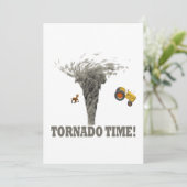 TORNADO-TIJD KAART (Staand voorkant)