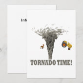 TORNADO-TIJD KAART (Voorkant / Achterkant)