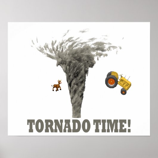 TORNADO-TIJD POSTER (Voorkant)