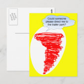 Tornado Trailer Park Briefkaart (Voorkant / Achterkant)