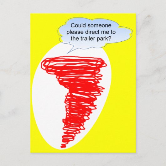 Tornado Trailer Park Briefkaart (Voorkant)