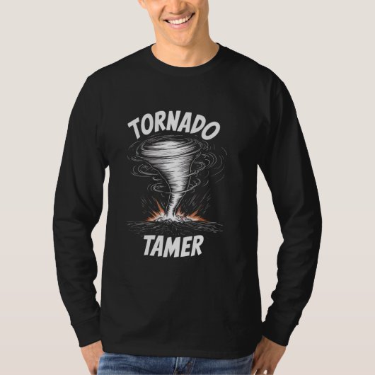 Tornado Tshirt voor Kinderen Peuter Weer Meteorolo (Voorkant)