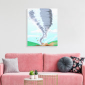 Tornado Twister Canvas Afdruk (Insitu (Woonkamer))