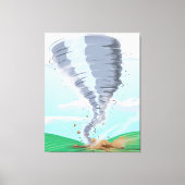 Tornado Twister Canvas Afdruk (Voorkant)