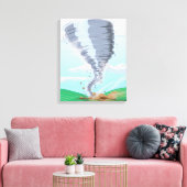 Tornado Twister Canvas Afdruk (Insitu (Woonkamer))