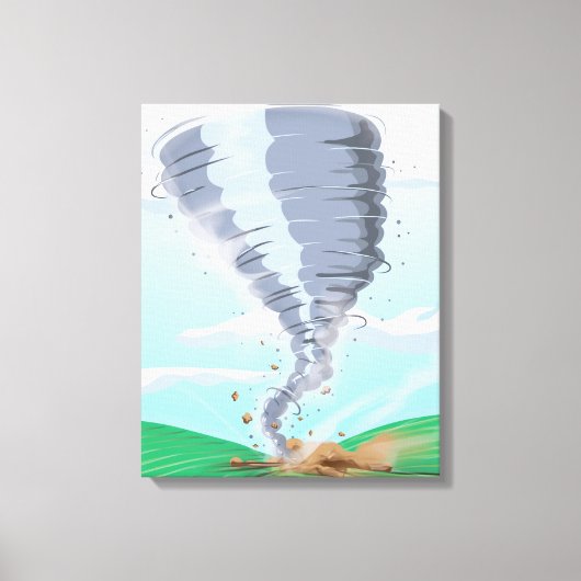 Tornado Twister Canvas Afdruk (Voorkant)