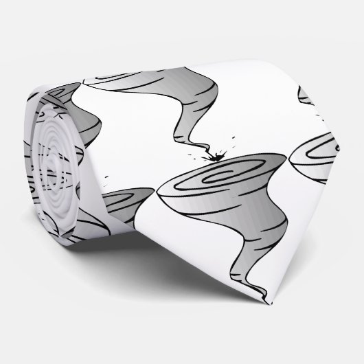 Tornado Twister Chaser Ernstige weermeteorologie Stropdas (Opgerold)