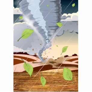 Tornado Twister Fotobeeldje Magneet
