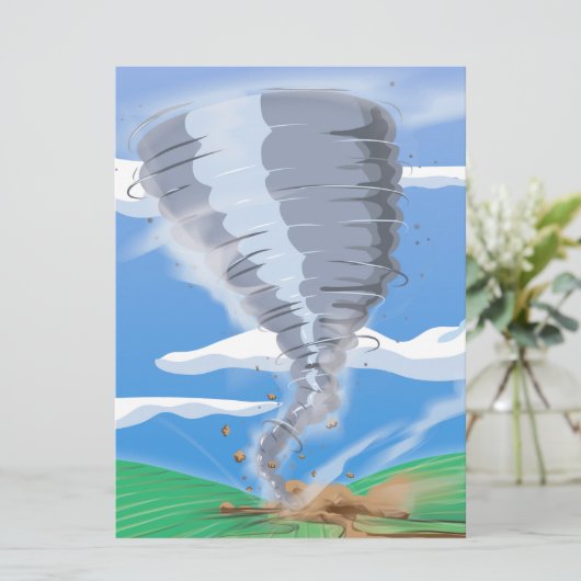 Tornado Twister Kaart (Staand voorkant)
