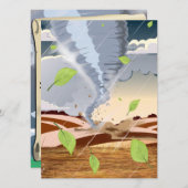 Tornado Twister Kaart (Voorkant / Achterkant)