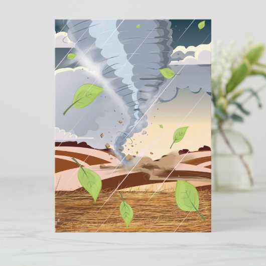 Tornado Twister Kaart (Staand voorkant)