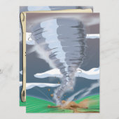 Tornado Twister Kaart (Voorkant / Achterkant)