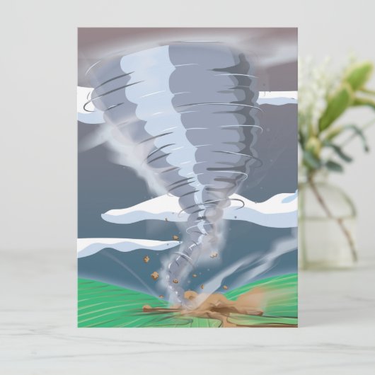 Tornado Twister Kaart (Staand voorkant)