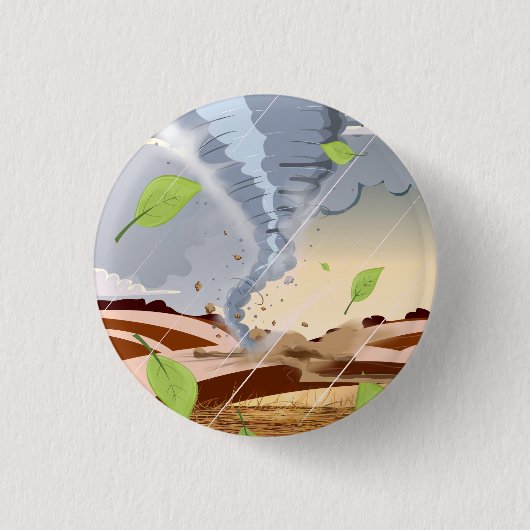 Tornado Twister Ronde Button 3,2 Cm (Voorkant)
