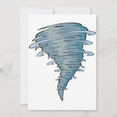 Tornado-uitnodigingen Kaart (Voorkant)