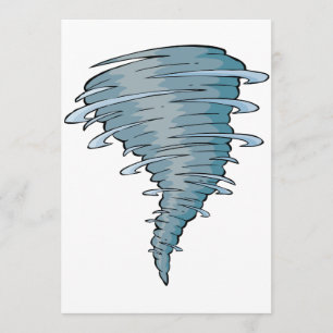 Tornado-uitnodigingen Kaart