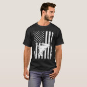 Tornado US Flag Hurricane Storm Tornado Chaser Men T-shirt (Voorkant volledig)