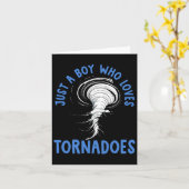 Tornado Verjaardag Jongen Storm Chaser Boys Kinder Kaart (Gele Bloem)