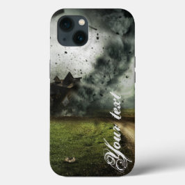 Tornado vernietigende huis storm meteorologie Case-Mate iPhone case