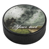 Tornado vernietigende huis storm meteorologie hockey puck (3/4)