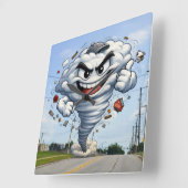 Tornado Vierkante Klok (Hoek)