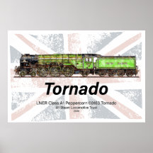 Tornado Vintage Stoomtrein Engelse Locomotief 