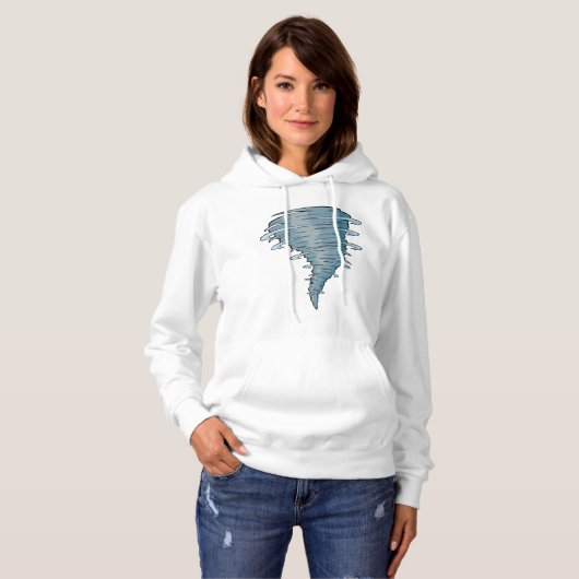 Tornado Vrouwen Hoodie (Voorkant volledig)
