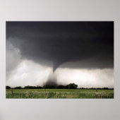 Tornado-waarschuwing Poster (Voorkant)