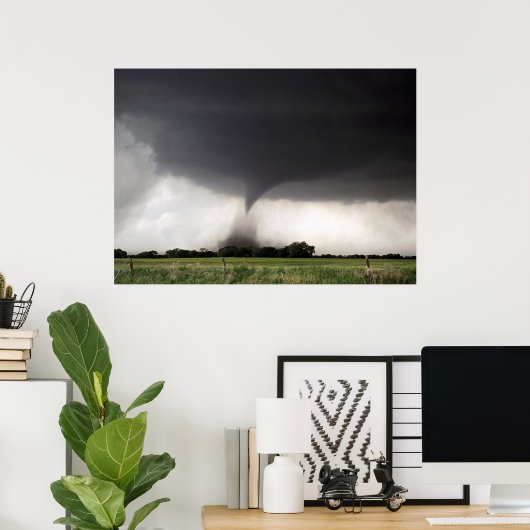 Tornado-waarschuwing Poster (Thuiskantoor)