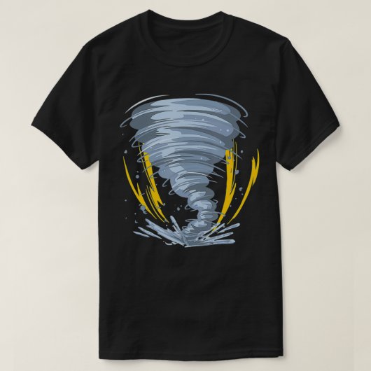 Tornado weer t-shirt (Design voorkant)