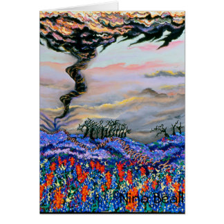 "Tornado with Bluebonnets" door Nina Beall