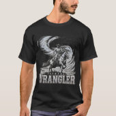 Tornado Wrangler Shirt Cowboy Wrangler T-shirt (Voorkant)