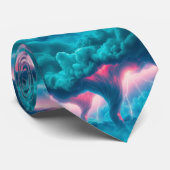 Tornado's Storm Clouds Lightning Storm Chaser Stropdas (Opgerold)